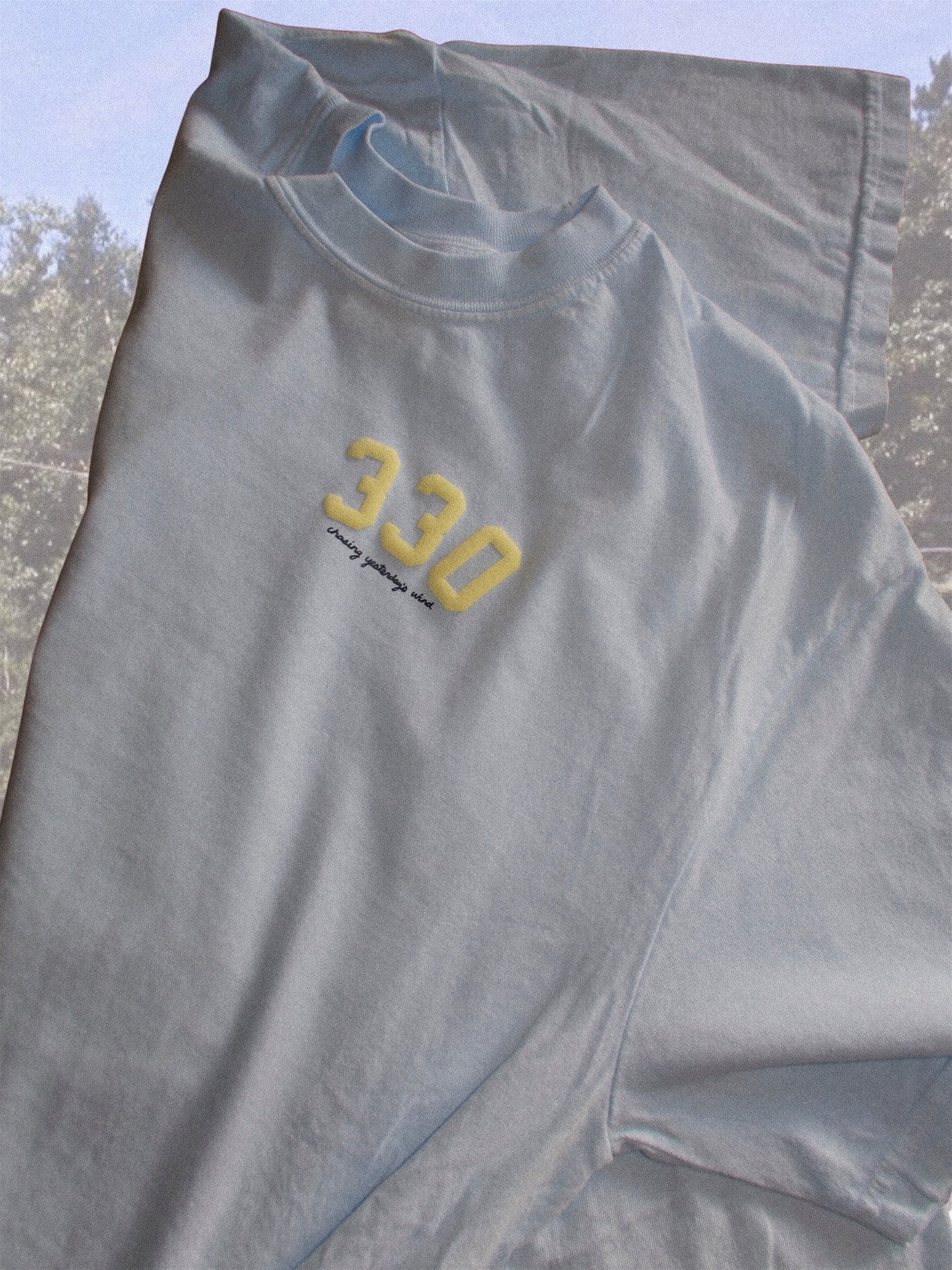 THE BRAND SAILED LIGHT BLUE GARMENT TEE