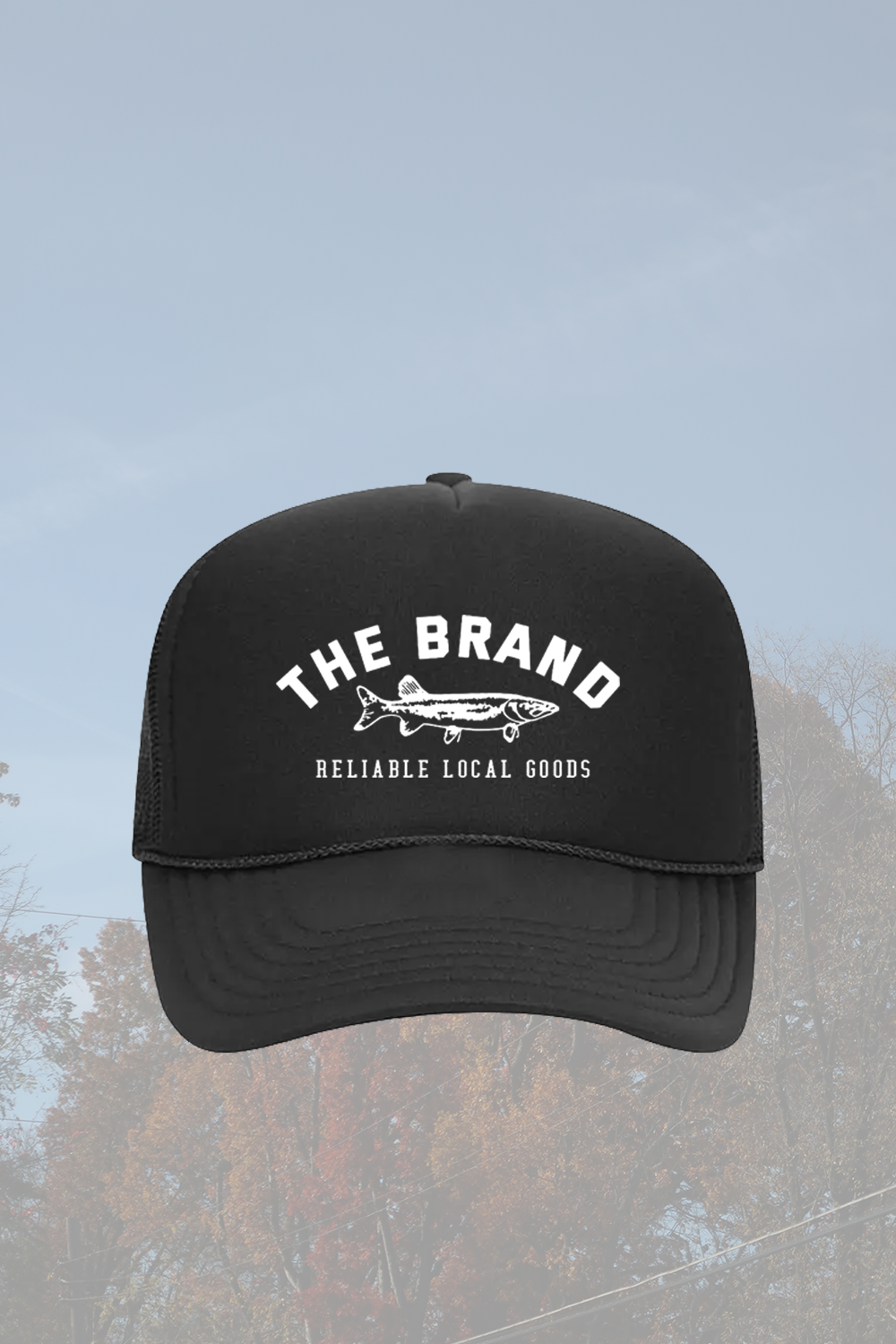 The Brand Sardine Black Trucker Hat