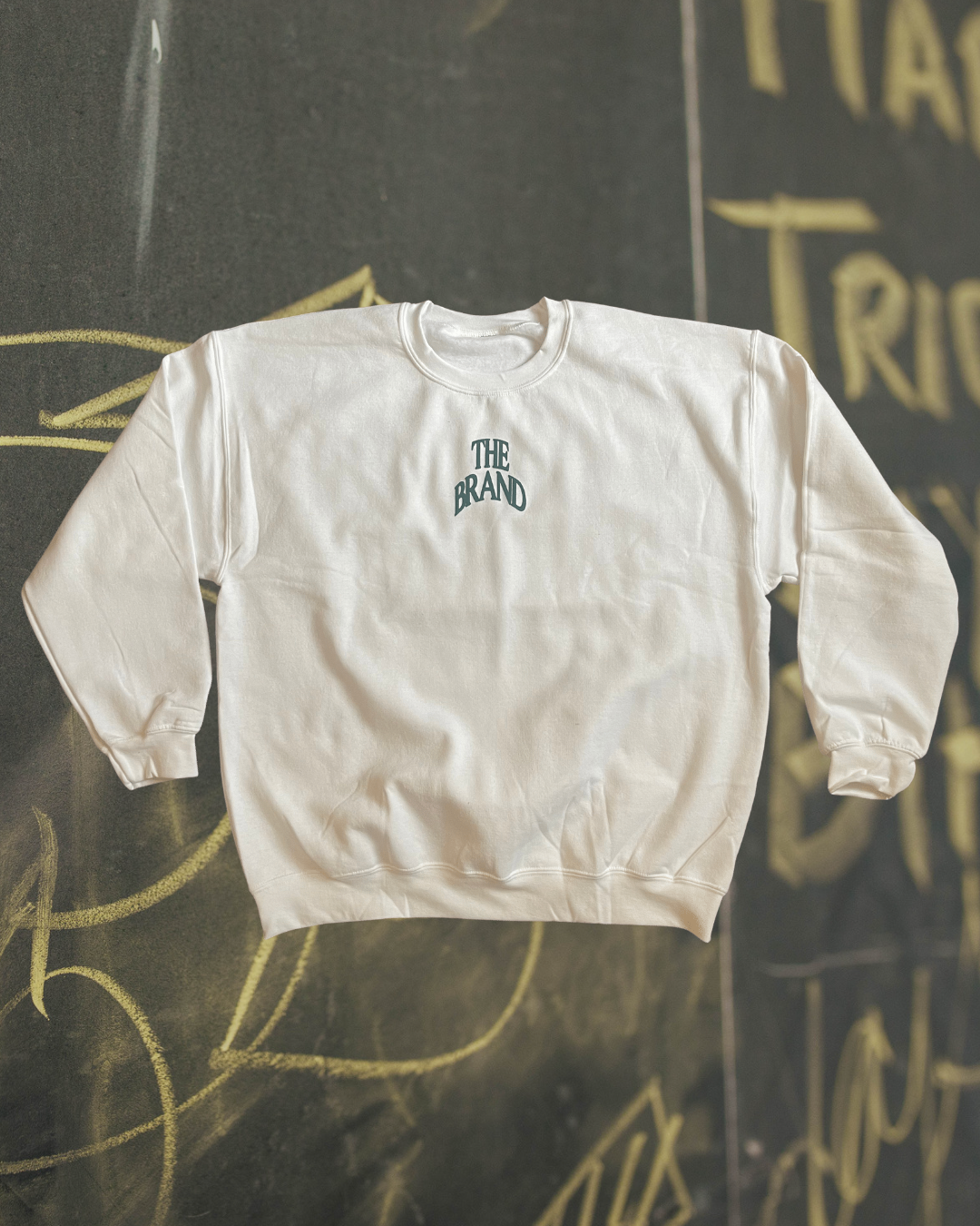 LET THE NIGHT LAST LONG... Loud Logo Crewneck