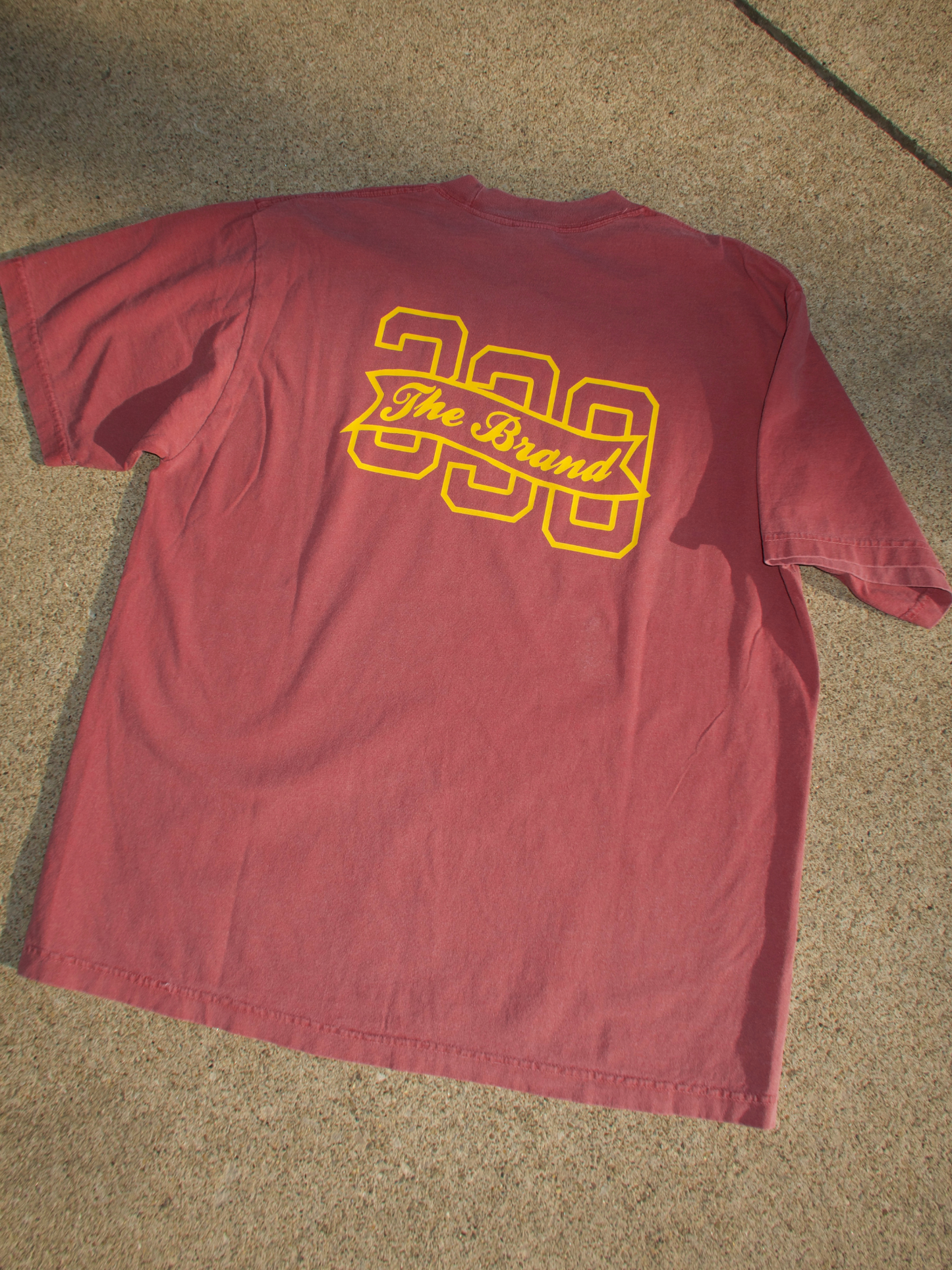 330 BRANDED FLAG CLAY RED GARMENT TEE