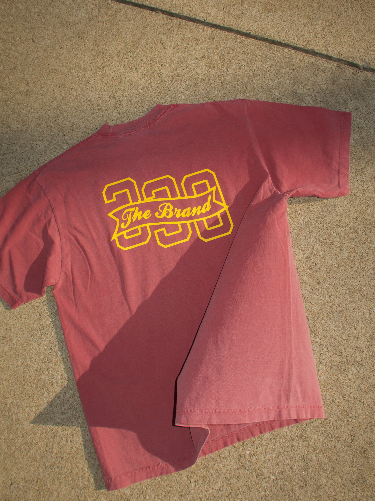 330 BRANDED FLAG CLAY RED GARMENT TEE