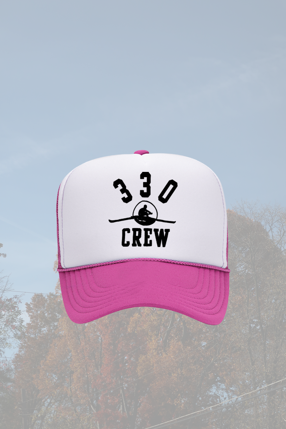 330 Crew Pink & White Trucker Hat