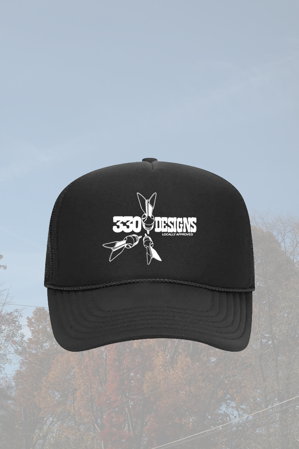 330 Dart Black Trucker Hat