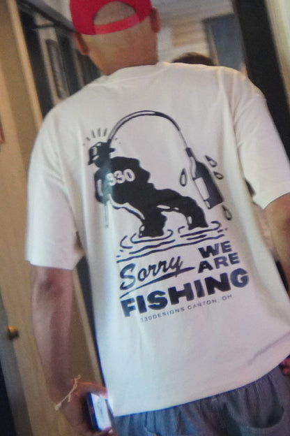 Sorry For Fishing Booze Boxy Tee