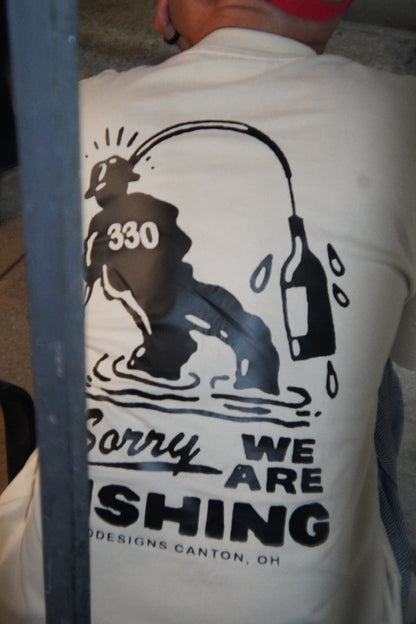 Sorry For Fishing Booze Boxy Tee