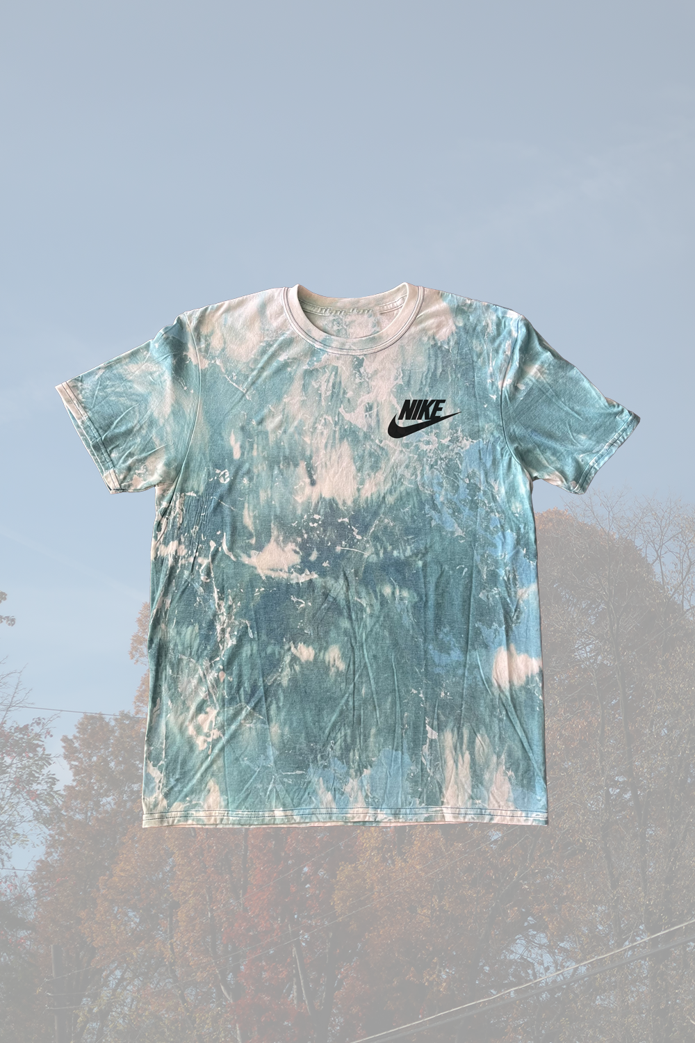 Check Mate Acid Wash Vintage Style Tee