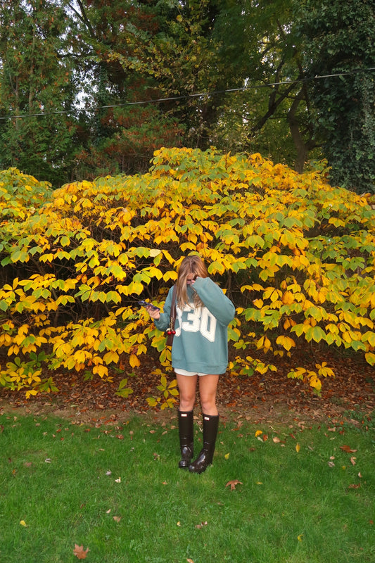 330 EMERALD MOCK NECK