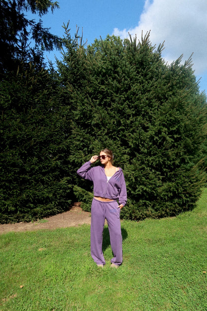 330 Heritage Purple Zip Up