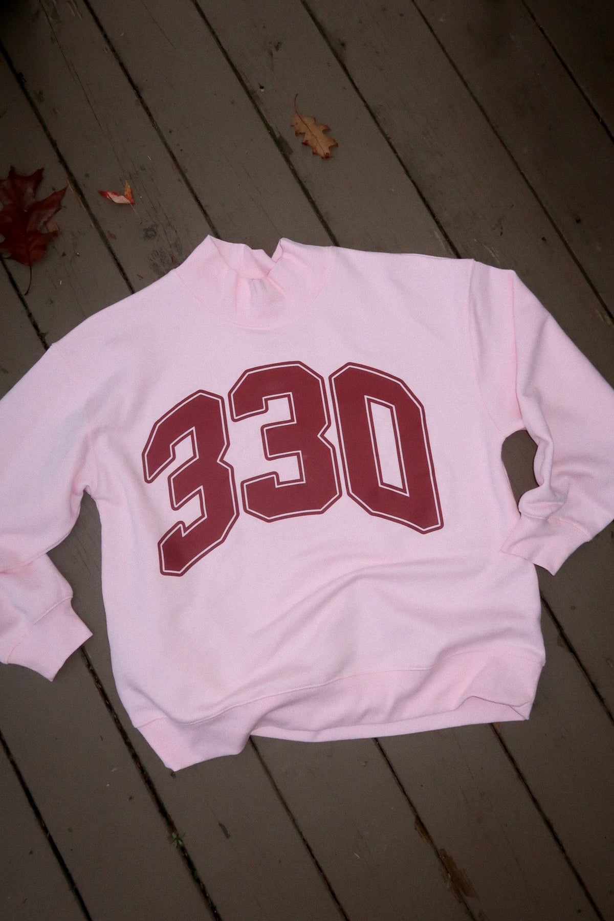 330 ROSE MOCK NECK