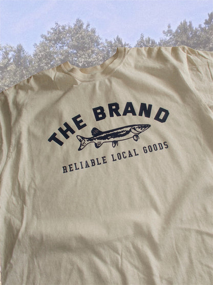 THE BRAND SARDINE BUTTER GARMENT TEE