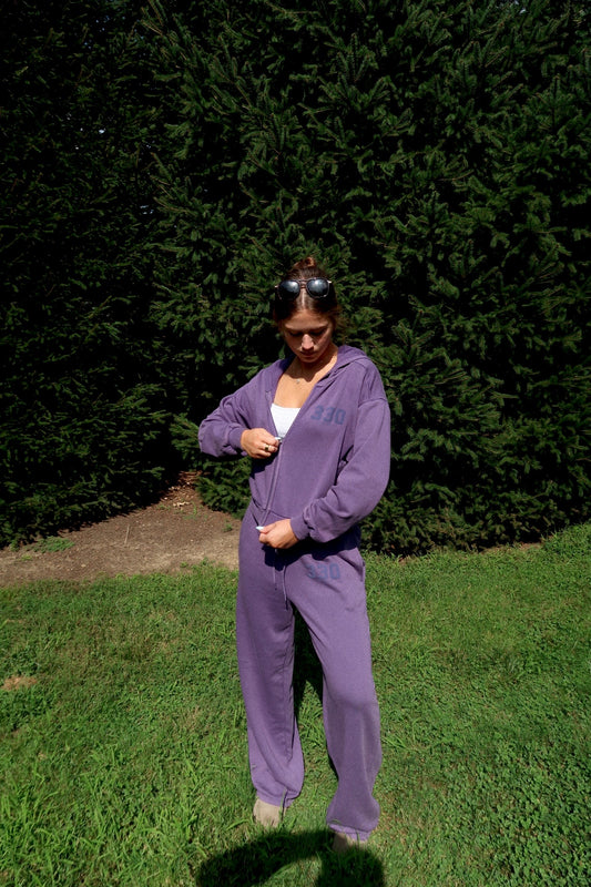 330 Heritage Purple Zip Up