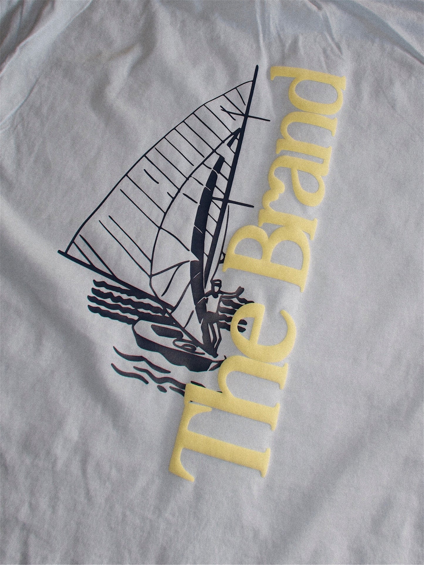 THE BRAND SAILED LIGHT BLUE GARMENT TEE