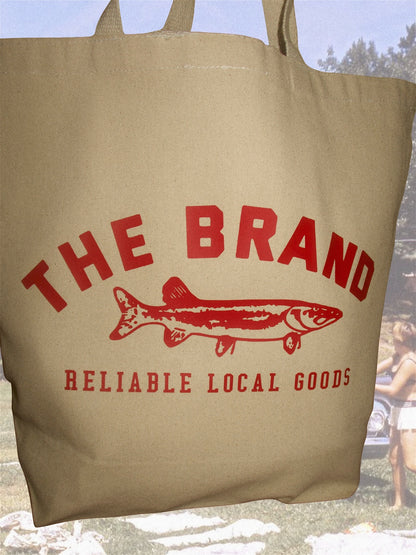 THE BRAND SARDINE WHEAT CANVAS TOTE