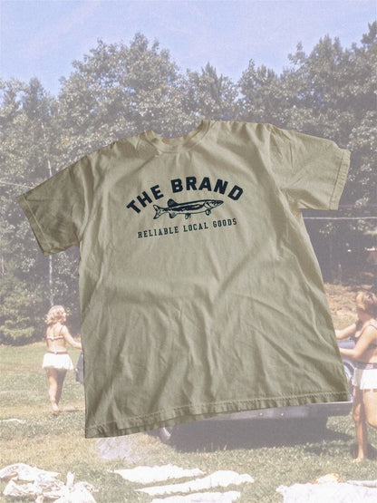 THE BRAND SARDINE BUTTER GARMENT TEE