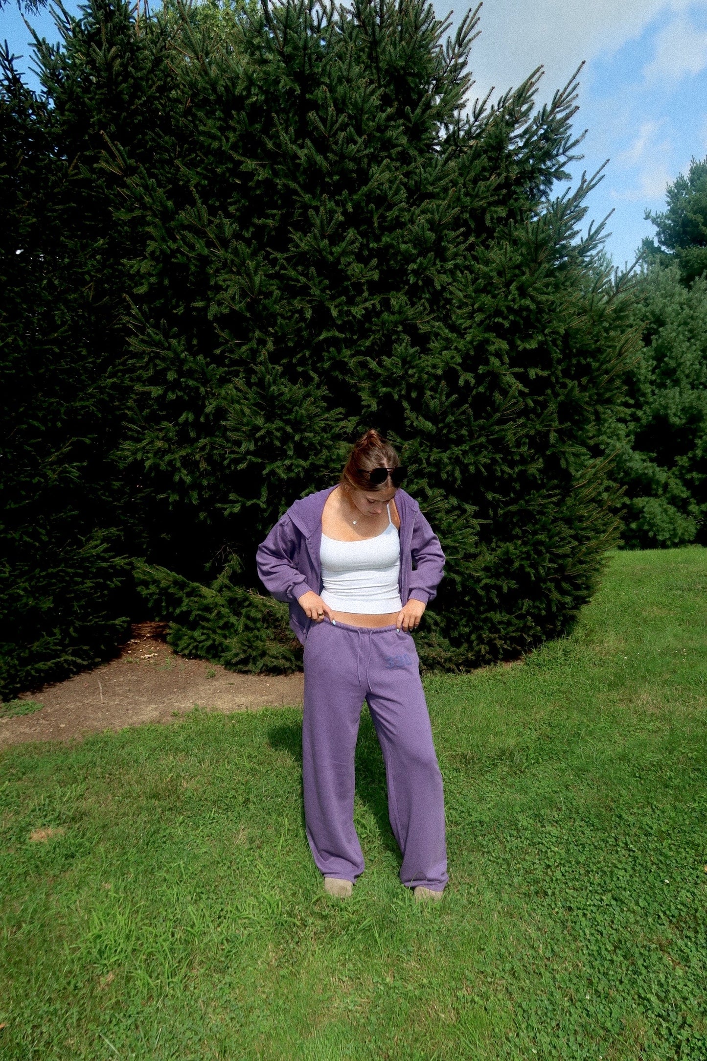 330 Heritage Purple Sweatpants